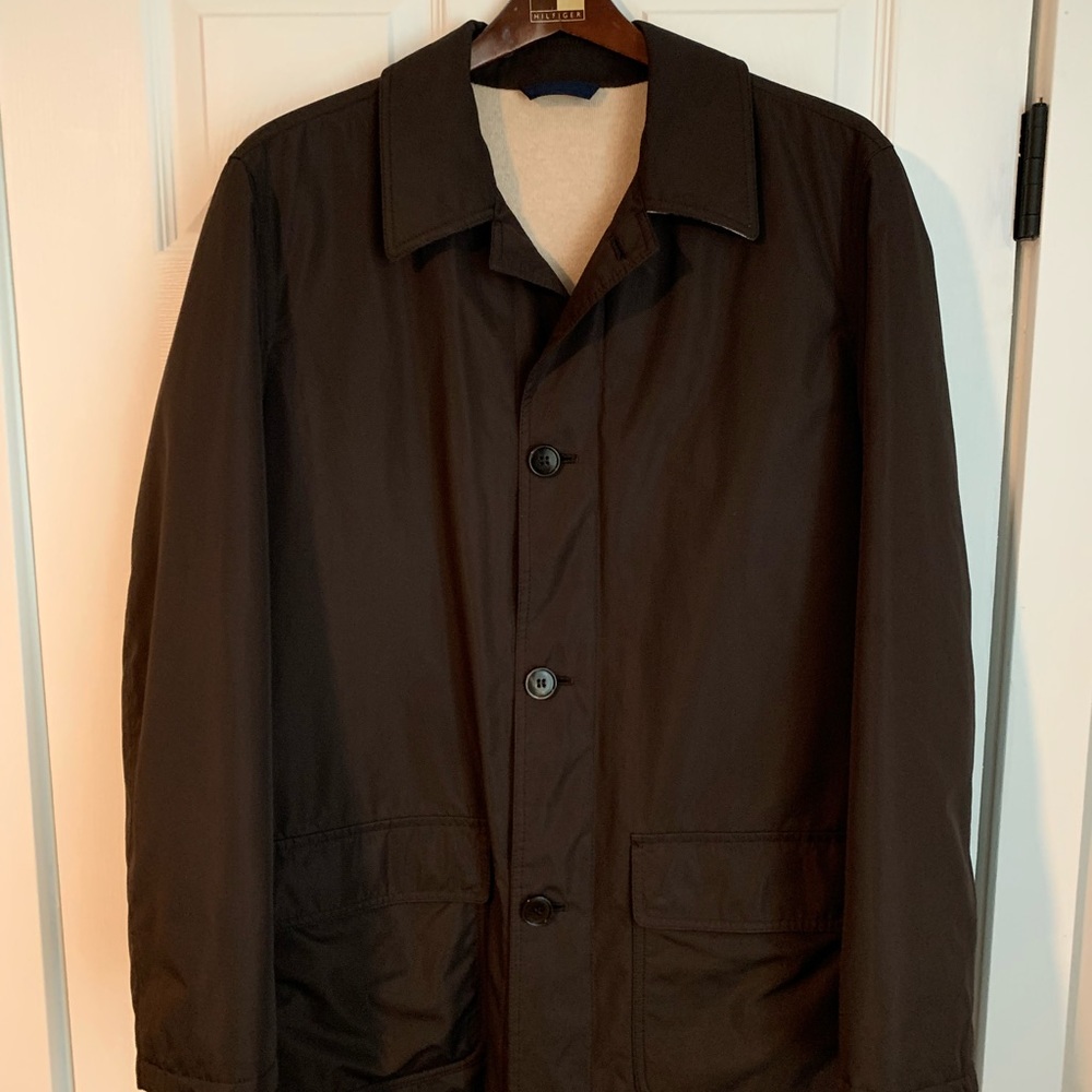 Battistoni Roma Menswear Cashmere-lined Brown Parka